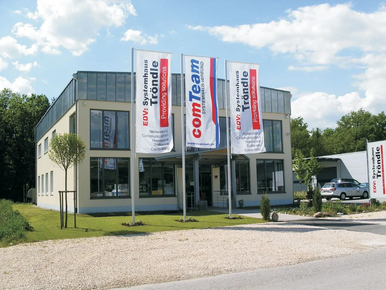 Das Firmengebäude in Hardmühl-Nord